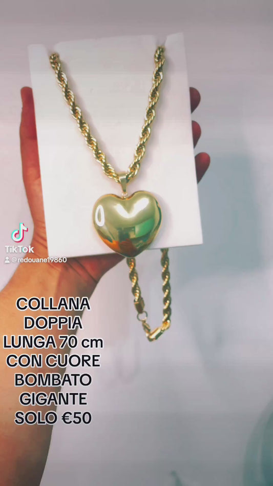 Collana con cuore gigante *49
