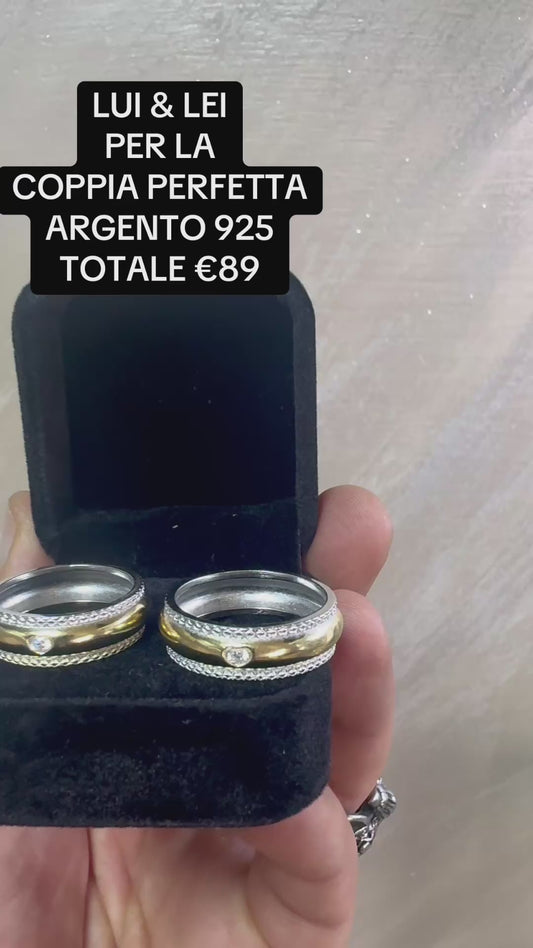 Coppia Fedi/Fedine Argento 925 *618